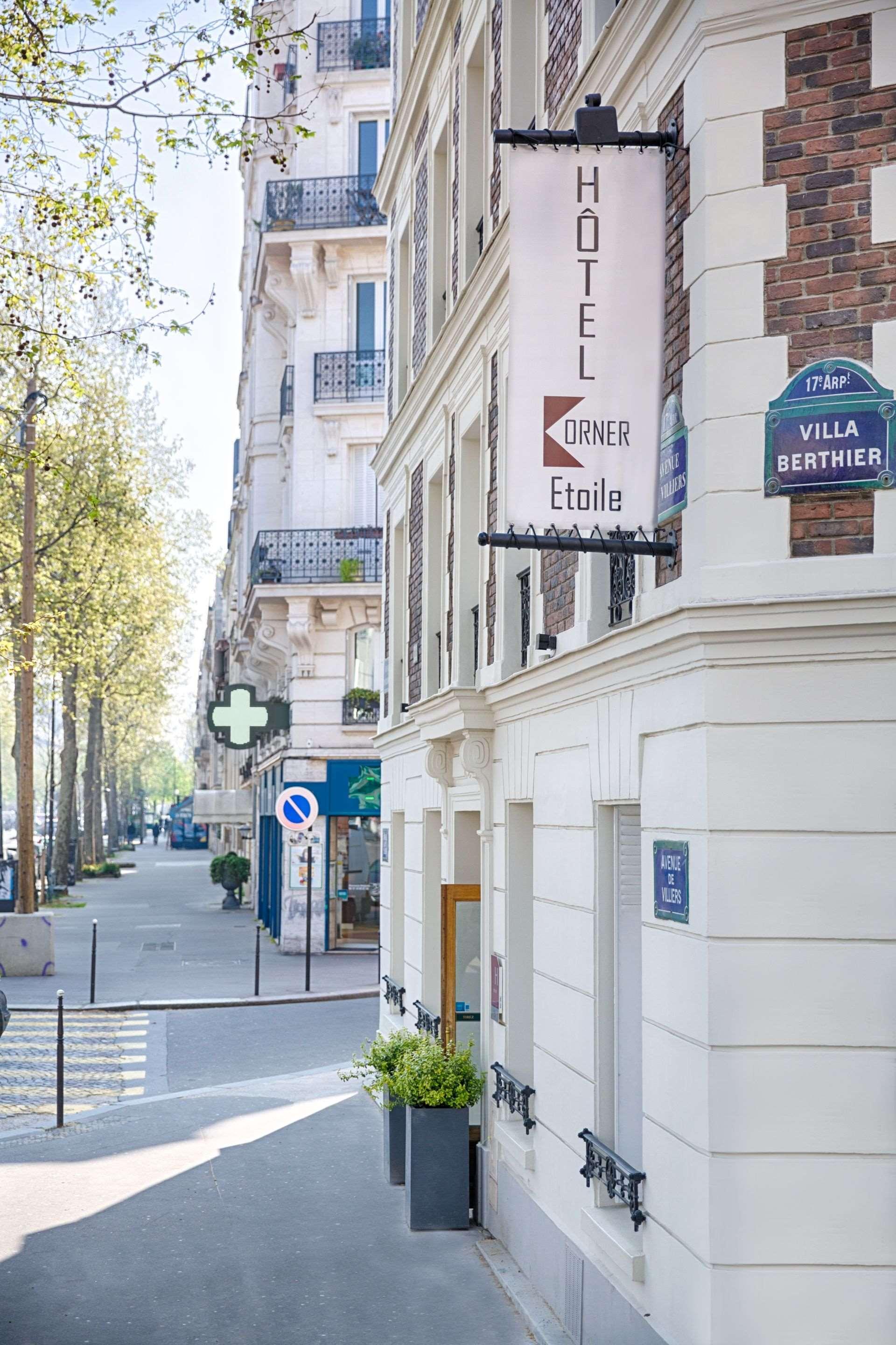 Hôtel Korner Etoile Paris Exterior foto